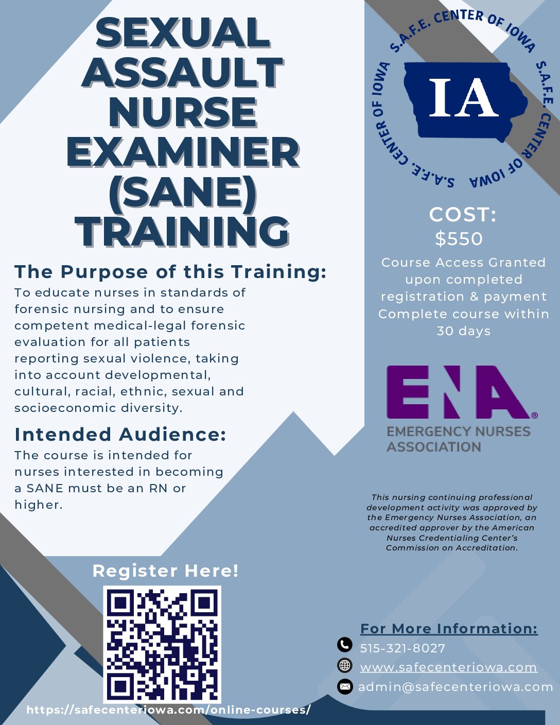 Adult/Adolescent Sexual Assault Examiner Online Course